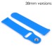 New Arrival Fresh Solid Color Soft Silicone Band Strap For Apple Watch 38 mm Version - Blue