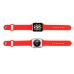 New Arrival Fresh Solid Color Soft Silicone Band Strap For Apple Watch 38 mm Version - Red