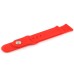 New Arrival Fresh Solid Color Soft Silicone Band Strap For Apple Watch 38 mm Version - Red