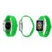 New Arrival Fresh Solid Color Soft Silicone Band Strap For Apple Watch 42 mm Version - Green