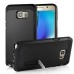 New Arrival TPU And PC Protective Back Case With Kickstand For Samsung Galaxy Note 5 - Black