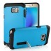 New Arrival TPU And PC Protective Back Case With Kickstand For Samsung Galaxy Note 5 - Blue