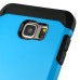 New Arrival TPU And PC Protective Back Case With Kickstand For Samsung Galaxy Note 5 - Blue