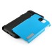 New Arrival TPU And PC Protective Back Case With Kickstand For Samsung Galaxy Note 5 - Blue