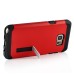 New Arrival TPU And PC Protective Back Case With Kickstand For Samsung Galaxy Note 5 - Red