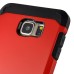 New Arrival TPU And PC Protective Back Case With Kickstand For Samsung Galaxy Note 5 - Red