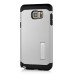 New Arrival TPU And PC Protective Back Case With Kickstand For Samsung Galaxy Note 5 - Silver