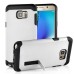 New Arrival TPU And PC Protective Back Case With Kickstand For Samsung Galaxy Note 5 - White