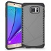 New Arrive 2 In 1 Armor PC And TPU Protective Back Case Cover For Samsung Galaxy Note 5 - Grey