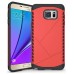 New Arrive 2 In 1 Armor PC And TPU Protective Back Case Cover For Samsung Galaxy Note 5 - Red