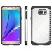 New Arrive 2 In 1 Armor PC And TPU Protective Back Case Cover For Samsung Galaxy Note 5 - Silver