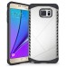 New Arrive 2 In 1 Armor PC And TPU Protective Back Case Cover For Samsung Galaxy Note 5 - Silver