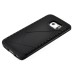 New Arrive 2 In 1 Armor PC And TPU Protective Back Case Cover For Samsung Galaxy S6 Edge - Black