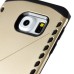 New Arrive 2 In 1 Armor PC And TPU Protective Back Case Cover For Samsung Galaxy S6 Edge - Gold