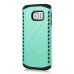 New Arrive 2 In 1 Armor PC And TPU Protective Back Case Cover For Samsung Galaxy S6 Edge - Green