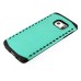 New Arrive 2 In 1 Armor PC And TPU Protective Back Case Cover For Samsung Galaxy S6 Edge - Green