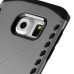 New Arrive 2 In 1 Armor PC And TPU Protective Back Case Cover For Samsung Galaxy S6 Edge - Grey