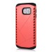 New Arrive 2 In 1 Armor PC And TPU Protective Back Case Cover For Samsung Galaxy S6 Edge - Red