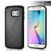 New Arrive 2 In 1 Armor PC And TPU Protective Back Case Cover For Samsung Galaxy S6 Edge Plus - Black