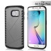 New Arrive 2 In 1 Armor PC And TPU Protective Back Case Cover For Samsung Galaxy S6 Edge Plus - Grey