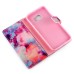 New Arrive Fashion Colorful Drawing Printed Fantastic Clouds PU Leather Flip Wallet Stand Case With Card Slots For Samsung Galaxy S6 Edge