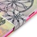 New Arrive Fashion Colorful Drawing Printed Yellow Dreamcatcher PU Leather Flip Wallet Stand Case With Card Slots For Samsung Galaxy S5 G900