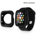 New Arrive Refreshing Solid Color TPU Case Cover For Apple Watch 38 mm - Black