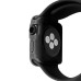 New Arrive Refreshing Solid Color TPU Case Cover For Apple Watch 38 mm - Black