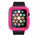 New Arrive Refreshing Solid Color TPU Case Cover For Apple Watch 38 mm - Magenta