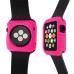 New Arrive Refreshing Solid Color TPU Case Cover For Apple Watch 38 mm - Magenta