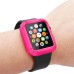 New Arrive Refreshing Solid Color TPU Case Cover For Apple Watch 38 mm - Magenta