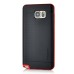 New Arrive Slim Bumblebee Black Silicone Hard PC Frame Back Case Cover For Samsung Galaxy Note 5 - Red