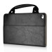 New Carrying Handbag PU Leather Smart Stand Case Cover For iPad Mini 4 - Black