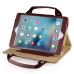 New Carrying Handbag PU Leather Smart Stand Case Cover For iPad Mini 4 - Brown