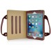 New Carrying Handbag PU Leather Smart Stand Case Cover For iPad Mini 4 - Brown