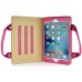 New Carrying Handbag PU Leather Smart Stand Case Cover For iPad Mini 4 - Magenta