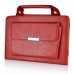 New Carrying Handbag PU Leather Smart Stand Case Cover For iPad Mini 4 - Red