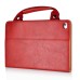 New Carrying Handbag PU Leather Smart Stand Case Cover For iPad Mini 4 - Red