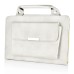 New Carrying Handbag PU Leather Smart Stand Case Cover For iPad Mini 4 - White