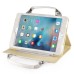 New Carrying Handbag PU Leather Smart Stand Case Cover For iPad Mini 4 - White