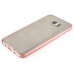 New Detached  Metal Bumper TPU Soft Transparent Clear Protective Back Case Cover For Samsung Galaxy Note 5 - Rose Gold