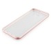 New Detached  Metal Bumper TPU Soft Transparent Clear Protective Back Case Cover For Samsung Galaxy S6 Edge Plus - Rose Gold