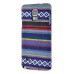 New Ethnic Style Colorful Hard Back PC Shell Case Cover For Samsung Galaxy Note 4 - Blue And White