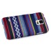 New Ethnic Style Colorful Hard Back PC Shell Case Cover For Samsung Galaxy S5 G900 - Blue And White