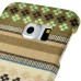 New Ethnic Style Colorful Hard Back PC Shell Case Cover For Samsung Galaxy S6 Edge - Khaki