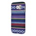 New Ethnic Style Colorful Hard Back PC Shell Case Cover For Samsung Galaxy S6 G920 - Blue And White