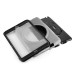 New Fashion 360 Degree Rotating Plastic Stand Defender Case With Touch Screen Film Hand Belt For iPad Mini 1 / 2 /3 - Grey