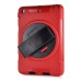 New Fashion 360 Degree Rotating Plastic Stand Defender Case With Touch Screen Film Hand Belt For iPad Mini 1 / 2 /3 - Red