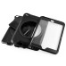 New Fashion 360 Degree Rotating Plastic Stand Defender Case With Touch Screen Film Hand Belt For iPad Mini 4 - Black