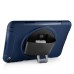 New Fashion 360 Degree Rotating Plastic Stand Defender Case With Touch Screen Film Hand Belt For iPad Mini 4 - Dark Blue